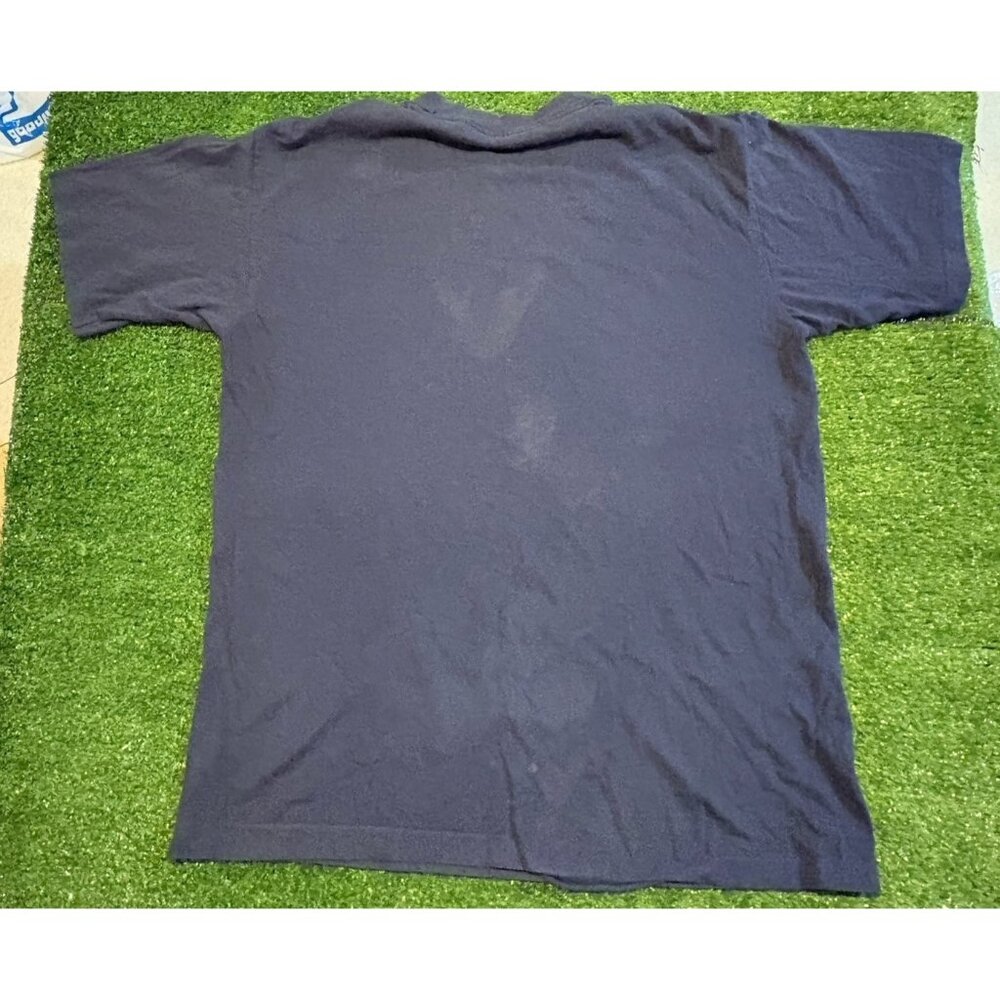 Vintage Cleveland Indians shirt mens large blue chief wahoo logo 7 baseball M - Picture 6 of 10